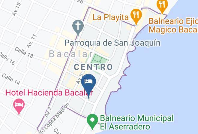 Bacalar - Hotelito Miriam Maps