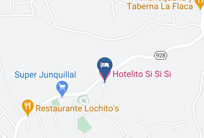 Santa Cruz - Hotelito Si Si Si Maps