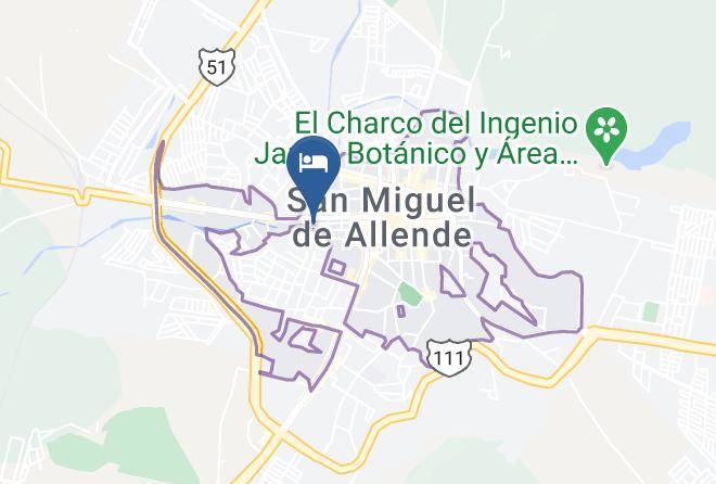 San Miguel De Allende - Hotelitto San Miguel Maps