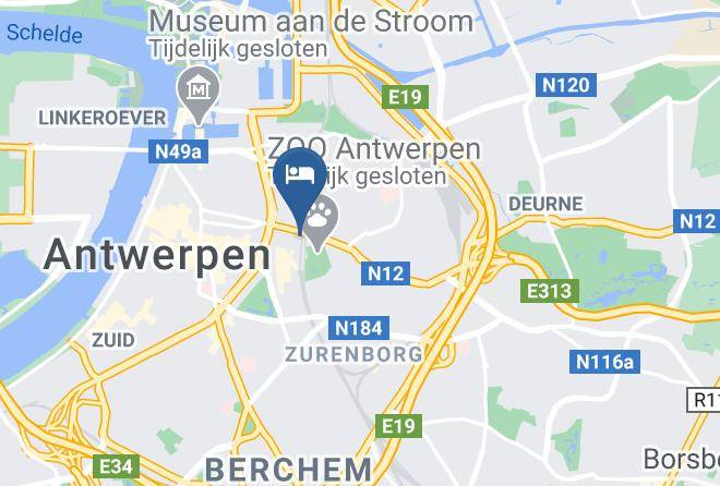 Antwerp - Hotelkoninginastrid Maps
