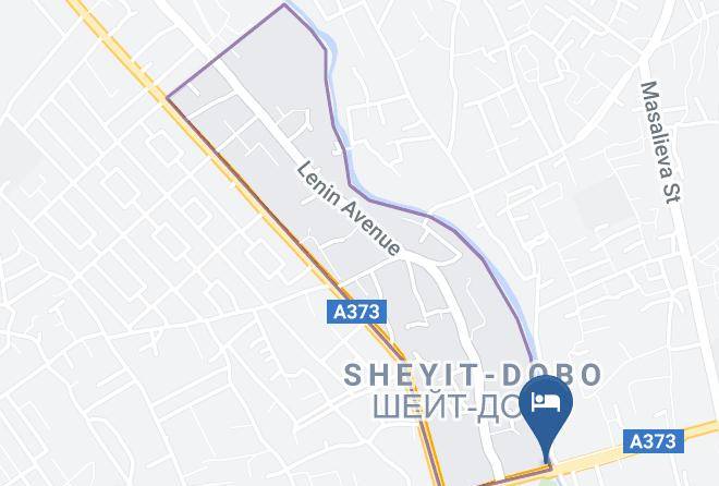 Osh - Hotelkristall Maps