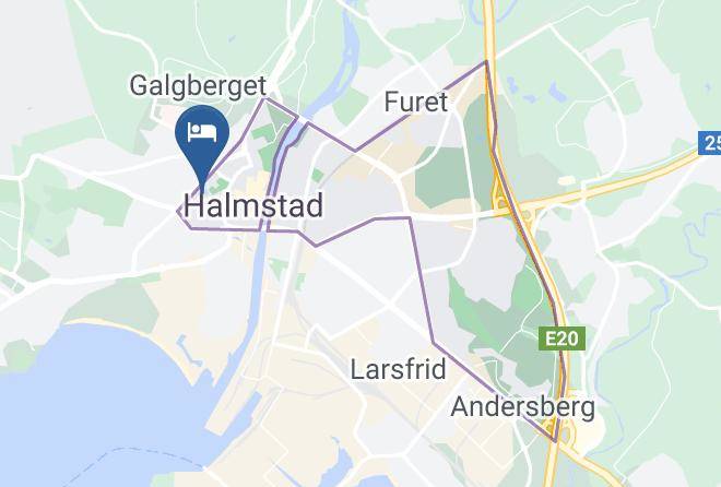 Halmstad - Hotell Amadeus Maps