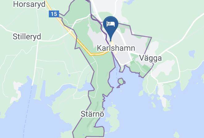 Karlshamn - Hotell Bode Maps