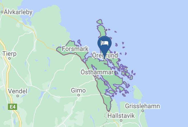 Osthammar - Hotell Floras Tradgard Maps