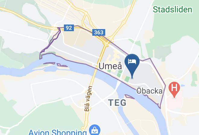 Umea - Hotell Gamla Fangelset Maps