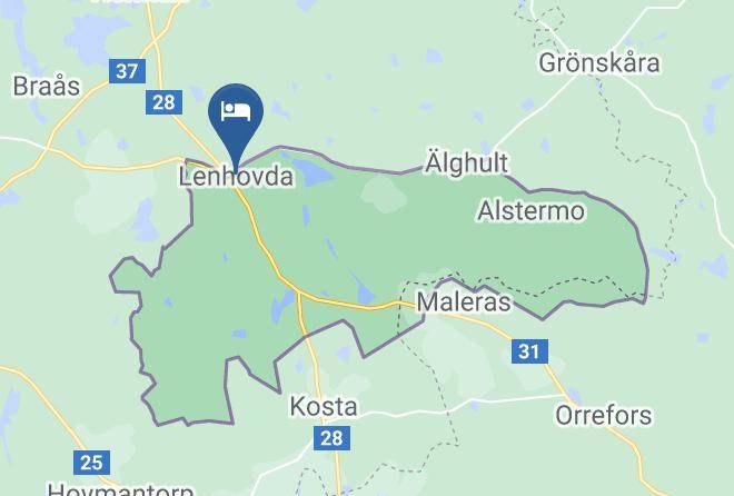 Hotell Gastis Lenhovda Map