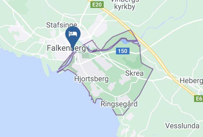 Falkenberg - Hotell Hamngatan 27 Maps