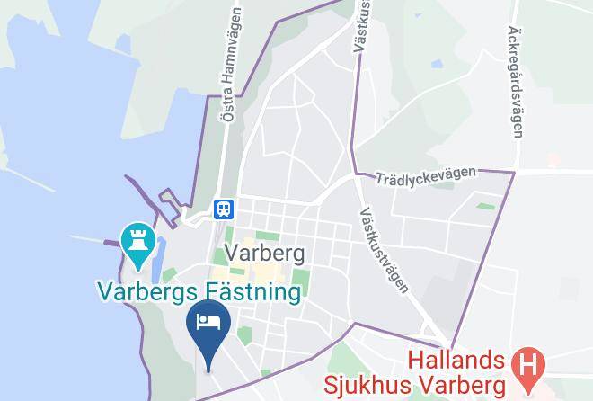 Varberg - Hotell Havanna Maps