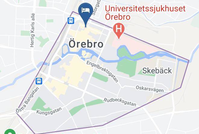 Orebro - Hotell Hjalmar Maps