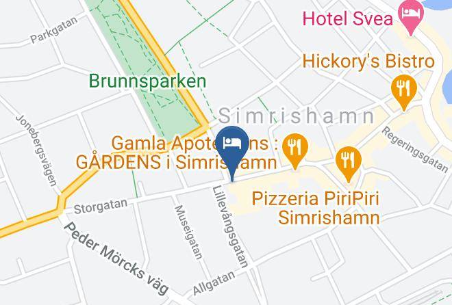 Simrishamn - Hotell Kockska Garden Hb Maps