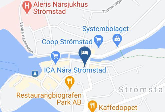 Stromstad - Hotell Krabban Maps