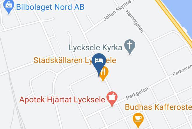 Lycksele - Hotell Lycksele Maps