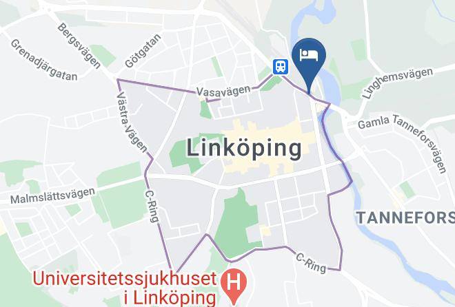 Linkoping - Hotell Ostergyllen Maps