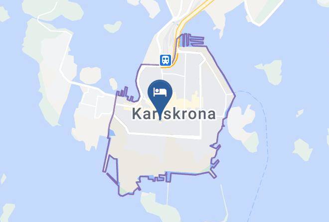 Karlskrona - Hotell Siesta Maps
