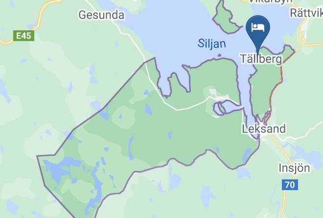 Leksand - Hotell Siljanstrand Tallberg Maps