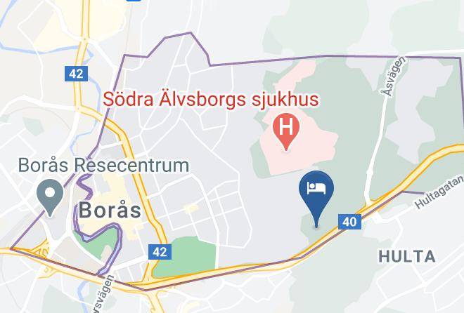 Boras - Hotell Skona Natter Maps
