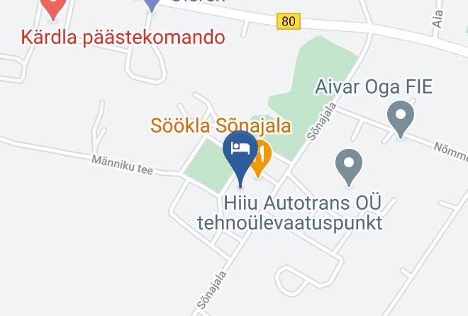 Hiiumaa Vald - Hotell Sonajala Maps
