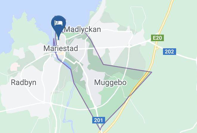 Hotell Vanerport I Mariestad Map