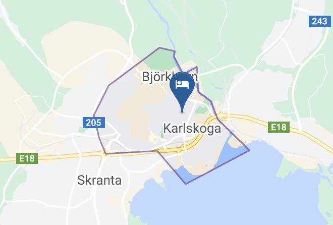 Karlskoga - Hotell Zlafen Bed And Breakfast Maps
