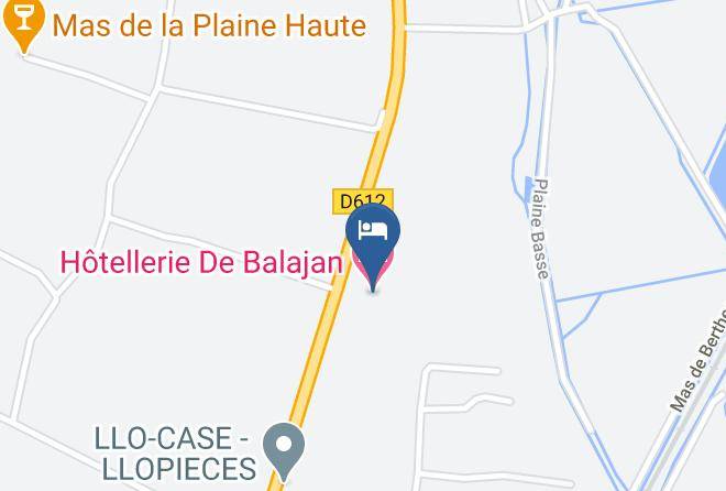Herault - Hotellerie De Balajan Maps