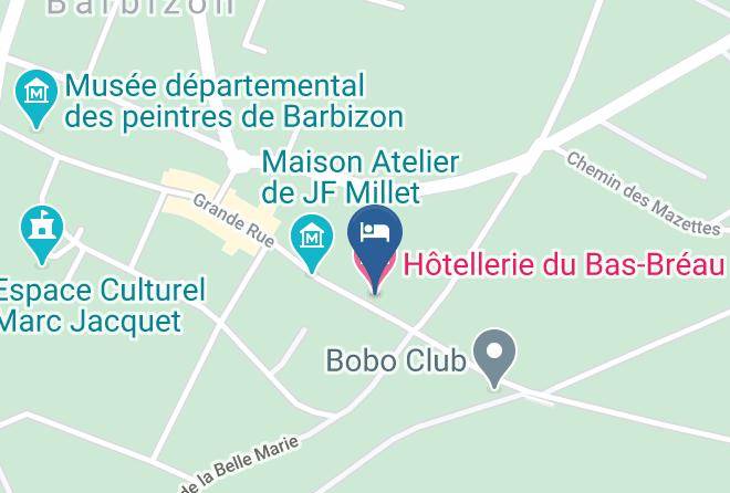 Seine Et Marne - Hotellerie Du Bas Breau Maps