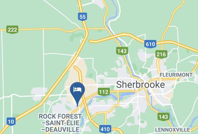 Sherbrooke - Hotellerie Jardins De Ville Maps