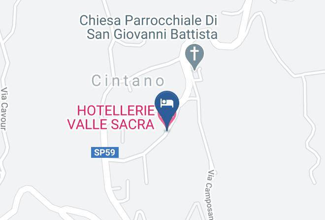 Turin - Hotellerie Valle Sacra Maps