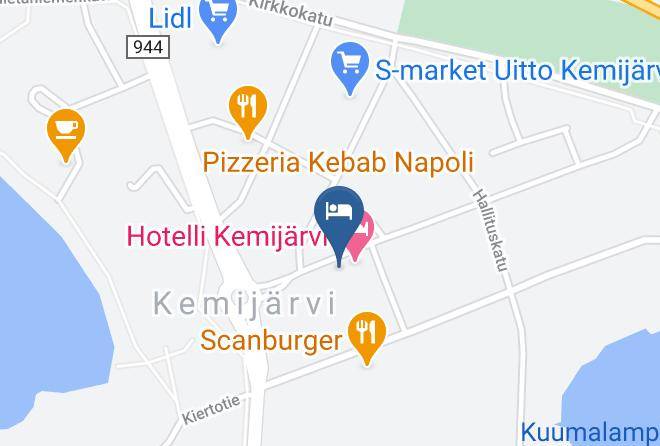Kemijarvi - Hotelli Kemijarvi Maps