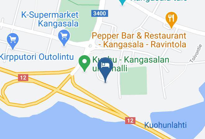 Kangasala - Hotelli Kuohu Maps