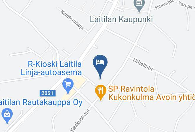 Laitila - Hotelli Laitilan Kievari Maps