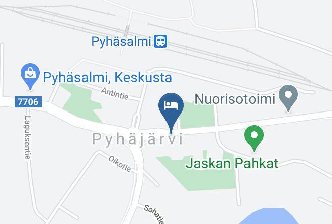 Pyhajarvi - Hotelli Ravintola Pyhasalmi Oy Maps