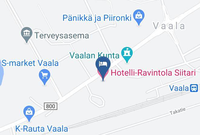 Vaala - Hotelli Ravintola Siitari Maps