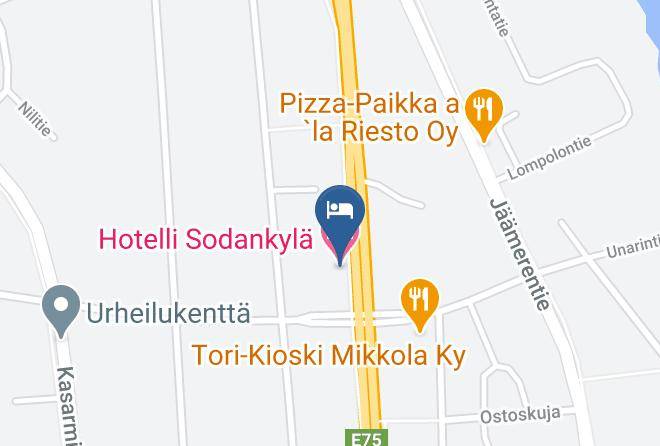 Sodankyla - Hotelli Sodankyla Maps