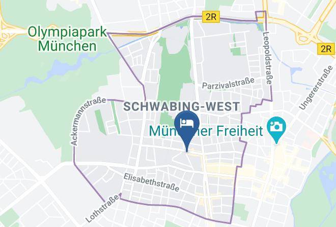 Munich District - Hotello F22 Munchen Maps