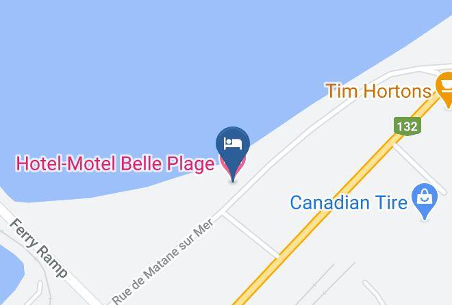 La Matanie Regional County Municipality - Hotel Motel Belle Plage Maps