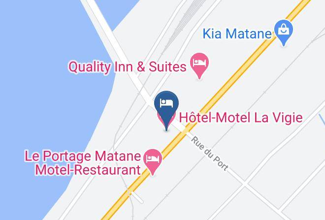 Hotel Motel La Vigie Map
