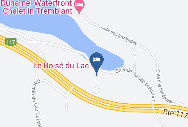 Hotel Motel Le Boise Du Lac Map