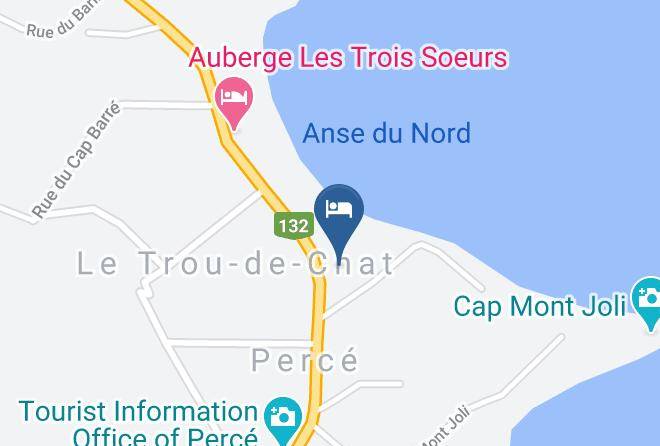Le Rocher Perce Regional County Municipality - Hotel Motel Rocher Perce Maps