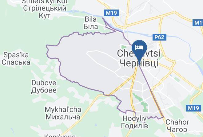 Chernivtsi - Hotelno Restorannyy Kompleks Panskyy Dvir Maps