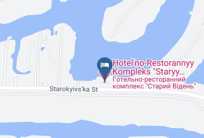 Obukhiv Raion - Hotelno Restorannyy Kompleks Staryy Viden Maps