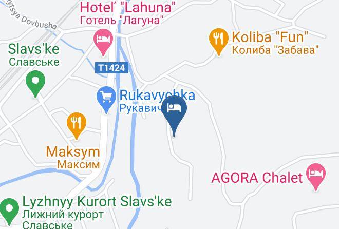 Skole Raion - Hotelnyy Kompleks Aura Karpat Maps