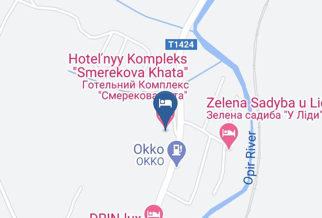 Skole Raion - Hotelnyy Kompleks Smerekova Khata Maps