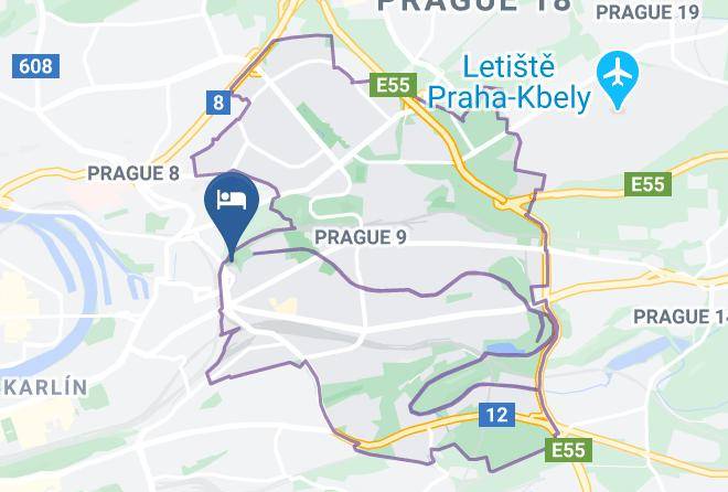 Prague - Hotelove Pokoje Kolcavka Maps
