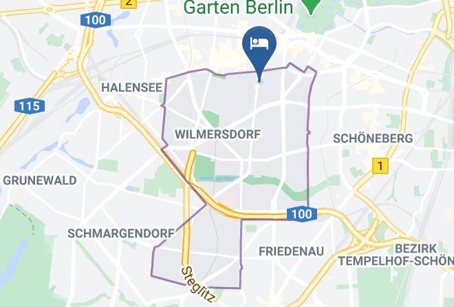 Stadt Berlin - Hotel Pension Bella Maps