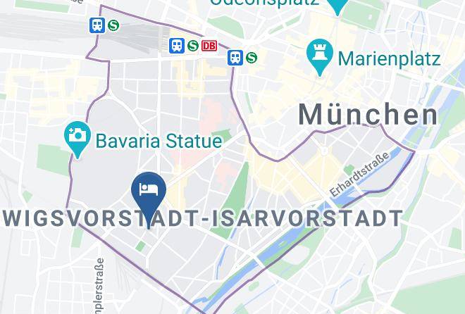Munich District - Hotel Pension Grafinger Hof Maps