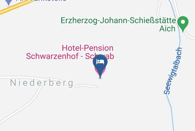 Liezen - Hotel Pension Schwarzenhof Schwab Og Maps
