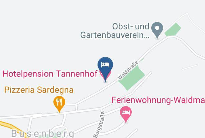 Sudwestpfalz - Hotelpension Tannenhof Maps