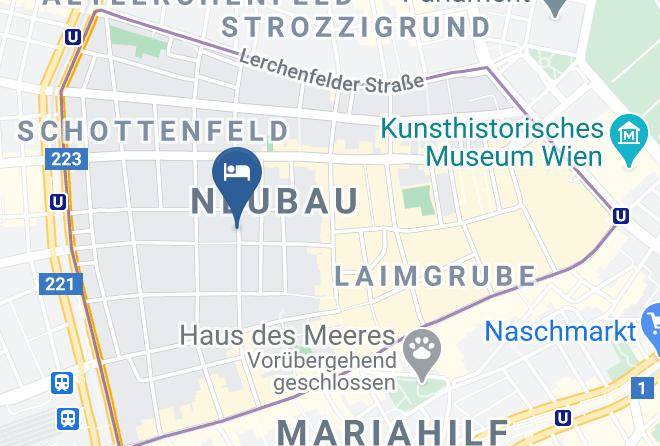 Vienna Neubau - Hotel Pension Walzerstadt Maps