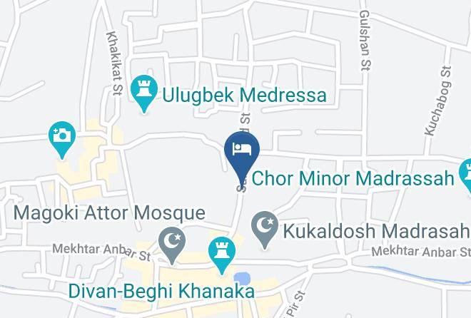 Bukhara - Hotel Poyi Ostona Maps