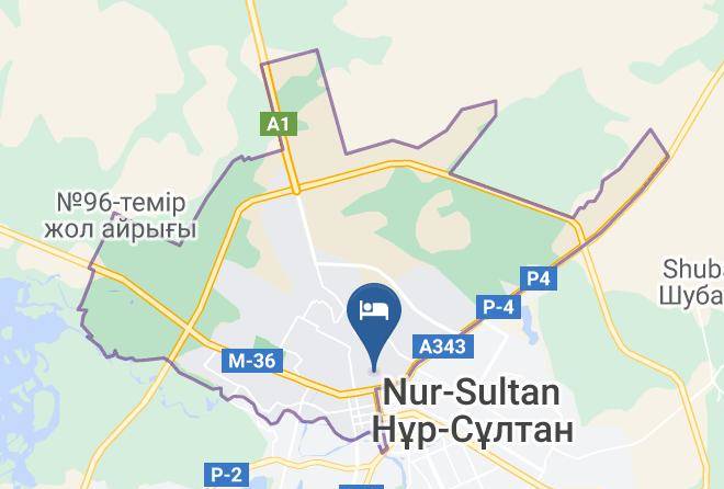 Nur Sultan - Hotelreal Maps